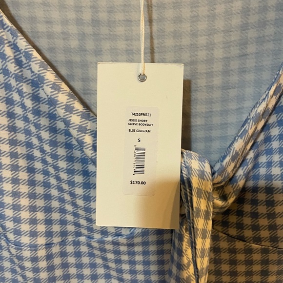 Caroline Costas Jesse Short Sleeve Bodysuit. - Picture 9 of 9